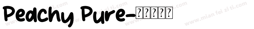 Peachy Pure字体转换